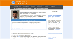 Desktop Screenshot of businessanalystmentor.com